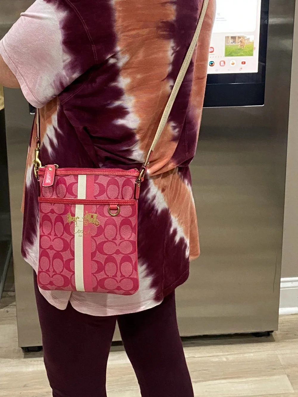 Coach  Signature C Jacquard Crossbody Bag